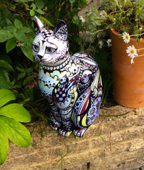 Mosaic-Style Handmade Resin Large Cat/ Artistic Décor