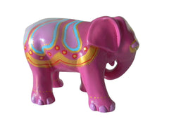 Summertime Elephant / Hand-Painted Resin Figurine