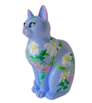 PP-R4024 Floral on Blue Small cat